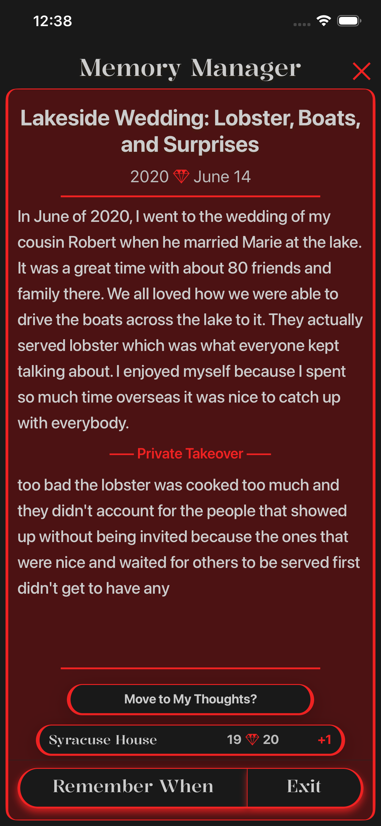 Privacy and separation